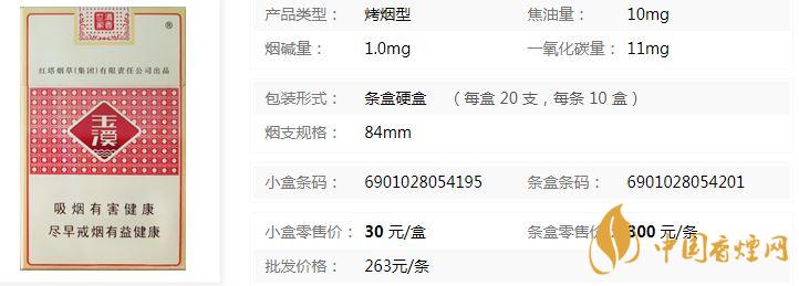 玉溪清香世家多少錢(qián)一包價(jià)格介紹
