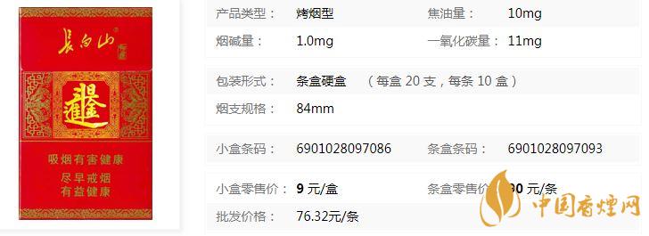 長(zhǎng)白山好運(yùn)多少錢(qián) 長(zhǎng)白山好運(yùn)香煙市場(chǎng)價(jià)詳情